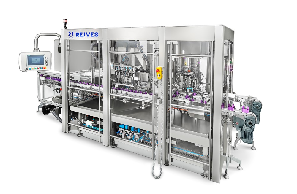 packaging machinery for liquid filling and capping for pumps